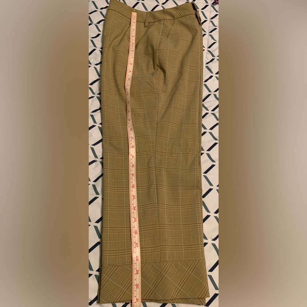 Plaid Tan Pants